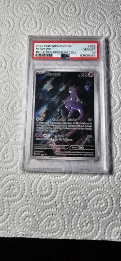 PSA 10 Mewtwo 151 Black Star Promo SVP 052 GEM MINT Graded Pokemon Card - Image 1