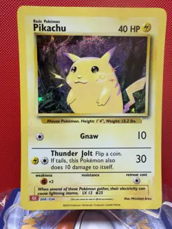 Pikachu 008/034 CLC Holo Promo Pokemon TCG Classic Collection Card NM #570 - Image 1