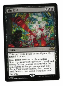 Magic the Gathering MTG Card: The End #0087 WOE Rare! NM - Image 1