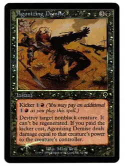 Magic the Gathering MTG Card: Agonizing Demise FOIL 92/350 Invasion! NM - Image 1