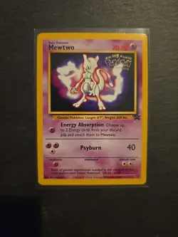 Pokemon TCG Mewtwo #3 Black Star Promo Card Wizards of the Coast Ungraded - Image 1