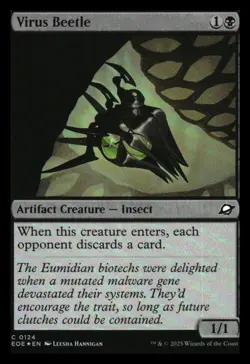 Virus Beetle Foil Edge of Eternities MTG NM - Image 1