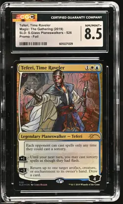 TEFERI, TIME RAVELER (526 - Foil) Secret Lair Foil Rare CGC 8.5 MTG [NOS] - Image 1