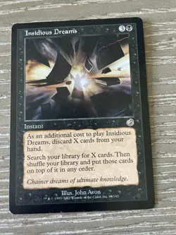 Insidious Dreams - MTG Torment NM MTG Magic: The gathering - Image 1