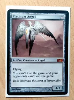 Mtg Magic: Platin-Engel/ Platinum Angel, English, Du Kannst Nicht Verlieren - Image 1