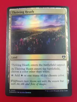 1x Thriving Heath | FOIL | Commander Masters | MTG Magic Cards - Image 1