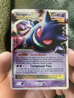 Pokemon Cards Arceus Holo Gengar LV.X 97/99 Pokemon TCG LP - Image 1