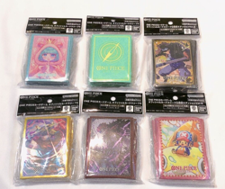 ONE PIECE Card Game Card Sleeves Vol.9 + Authorized Store Edition Vol.2 Set of 6 - Image 1