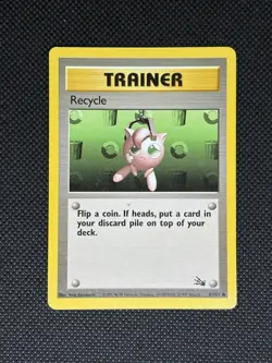 Pokemon TCG RECYCLE 61/62 Fossil Set WOTC - Image 1