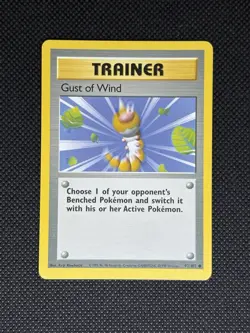 Pokemon TCG GUST OF WIND 93/102 Base Set WOTC - Image 1