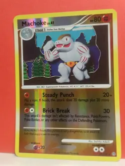 Machoke Stormfront Reverse Holo 41/100 Pokemon Card Nintendo 2008 - Image 3