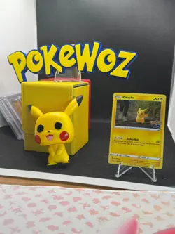 HD🌀Swirl Pokemon TCG Pikachu Pokemon Go 027/078 Holo Promo Cosmos Holo - Image 2