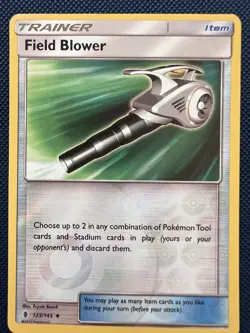 Field Blower 125/145 Uncommon Reverse Holo Pokemon Card NM - Image 1