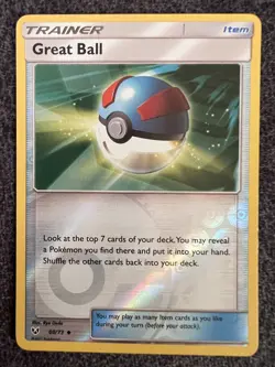 Great Ball 60/73 Uncommon Reverse Holo Pokemon Card NM/LP - Image 1