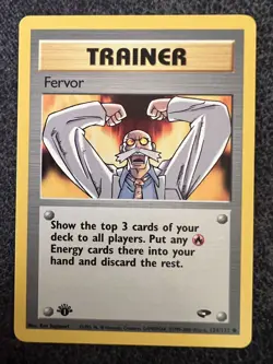 Fervor 124/132 Common 1st Edition Pokemon Card NM/LP - Image 1