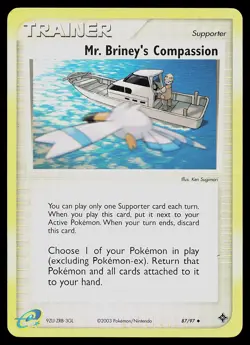 Pokemon Card - Mr. Briney's Compassion Dragon 87/97 Reverse Holo - Image 1