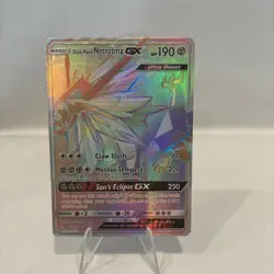 Dusk Mane Necrozma GX 163/156 Ultra Prism Pokemon Holo TCG Trading Card Game - Image 1