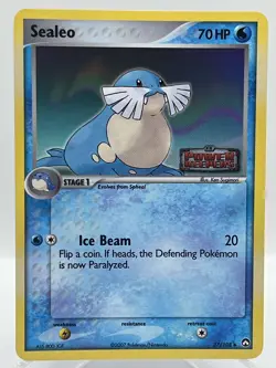 Sealeo 37/108 EX Power Keepers Reverse Holo Stamped Vintage Pokemon TCG Card - Image 1