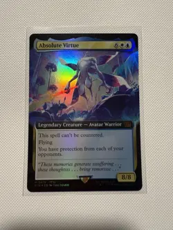 MTG Final Fantasy Absolute Virtue FOIL Extended Art - Image 1