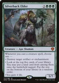 Silverback Elder - 177/281 - Dominaria United - MTG - LP --- FOIL - Image 1