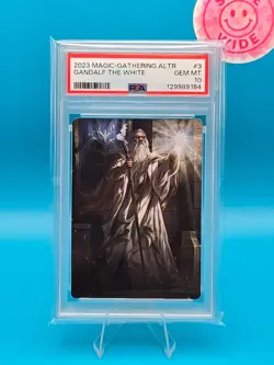 PSA 10 - 2023 MAGIC THE GATHERING LTR, ART SERIES 3 GANDALF THE WHITE - Image 1