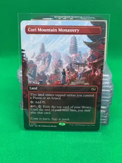 MTG Cori Mountain Monastery (Borderless) Non Foil TDM Tarkir: Dragonstorm - Image 1