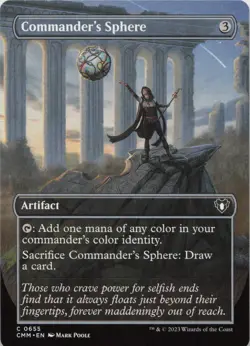 Commander's Sphere (Borderless) C Commander Masters 655 NM MTG - Image 1