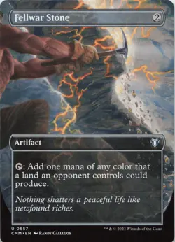 Fellwar Stone (Borderless) U Commander Masters 657 NM MTG - Image 1