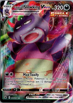 2021 Sword & Shield - Chilling Reign Galarian Slowking VMAX VMAX/Rare Holo VMAX - Image 1
