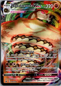2021 Sword & Shield - Chilling Reign Sandaconda VMAX VMAX/Rare Holo VMAX #90 - Image 1