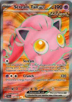 2024 Scarlet & Violet - Twilight Masquerade Scream Tail ex Ultra Rare #197 - Image 1