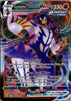 2021 Sword & Shield - Battle Styles Rapid Strike Urshifu VMAX VMAX/Rare Holo - Image 1