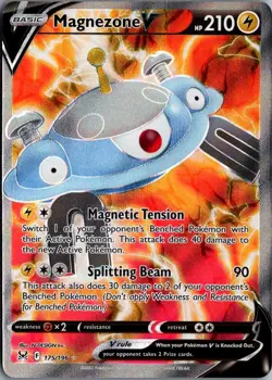 2022 Sword & Shield - Lost Origin Magnezone V Basic/Rare Ultra #175 - Image 1