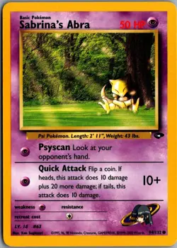 2000 Gym - Challenge Sabrina’s Abra Basic/Common #94 - Image 1