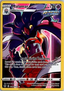 2022 Sword & Shield Series - Silver Tempest - Trainer Gallery Malamar Ultra Rare - Image 1
