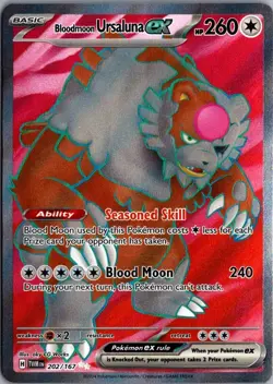 2024 Scarlet & Violet Series - Twilight Masquerade Bloodmoon Ursaluna ex Ultra - Image 1