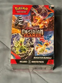 Obsidian Flames Booster Bundle 6 Packs Scarlet & Violet Pokemon TCG SEALED ? - Image 1