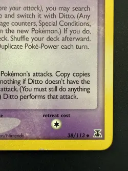 Pokemon TCG Delta Species Ditto - Mr. Mime - 38/113 NM/Light Play - Image 2
