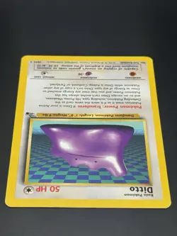 Ditto 18/62 Pokemon TCG WOTC Base Set Fossil Non Holo - Image 2