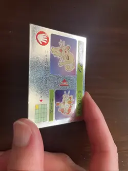 Persian Japanese Lenticular 3D Card Meiji Milk Cocoa Pokemon - LP - Image 3