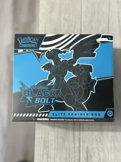 Pokemon TCG Scarlet & Violet: Black Bolt - Elite Trainer Box ETB - SEALED NEW - Image 1