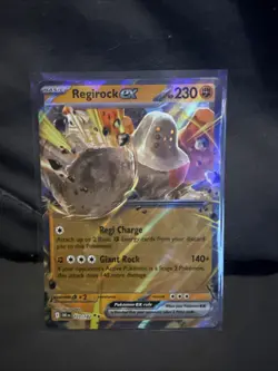 Pokemon Regirock ex 101/182 Destined Rivals Double Rare Holo NM - Image 1
