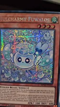Yu-Gi-Oh MP25-EN102 Mulcharmy Fuwalos Prismatic Secret Rare - Image 2