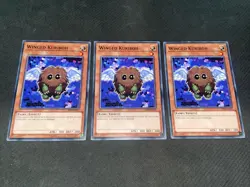 X 3 Yu-Gi-Oh! Winged Kuriboh LED6-EN017 Common Unlimited NM - Image 1