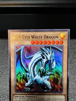 Blue-Eyes White Dragon LCKC-EN001 Ultra Rare Near Mint +FREE SHIPPING! - Image 2