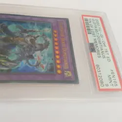 Yugioh PSA 9 Gladiator Beast Domitianus Ultra Rare 1st Edition Mint - Image 3