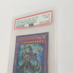 Yugioh PSA 9 Gladiator Beast Domitianus Ultra Rare 1st Edition Mint - Image 4