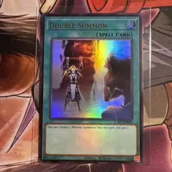 Double Summon LCKC-EN091 Ultra Rare Near Mint Yu-Gi-Oh! Unlimited edition - Image 1