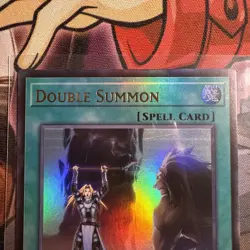 Double Summon LCKC-EN091 Ultra Rare Near Mint Yu-Gi-Oh! Unlimited edition - Image 2