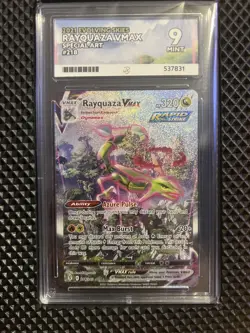 Rayquaza VMAX 218/203 Evolving Skies Alternative Art Pokemon Card Ace 9 - Image 1